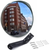 MEETWARM Convex Security Mirror Curved Safety Mirror With Adjustable Fixing Bracket For Indoor Outdoor, Office Warehouse Driveway Garage Store - Thumbnail Image 3