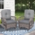 Gray Wicker/Gray Cushions