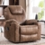 Swivel-brown (Bronzing Suede Fabric)