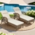 Brown Wicker/Beige Cushion
