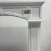 HOMEDIARY 43.3" Fireplace Mantel, Freestanding Fireplace Surround with Leg for Electric Fireplaces, MDF Mantel Surround with Shelf for Living Room with Decorative Pattern, Anti-Tipping & Waterproof, ASIN#B0FPG4K94X - Thumbnail Image 2
